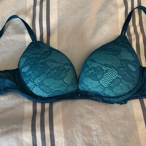 Victoria's Secret Teal Lace Bra
